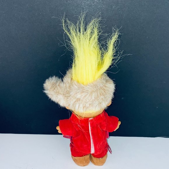 Russ Troll Doll Daniel Boone Davy Crocket Woodsman Frontier Man Toy Figure - Picture 3 of 3